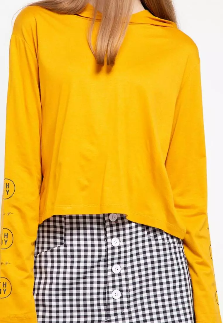 LTC55 CropHoodie evo arm kuning