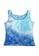 London Rag blue Aqua Blue Tie Dye Fitness Workout Vest 6CE5DAA9265CF8GS_6