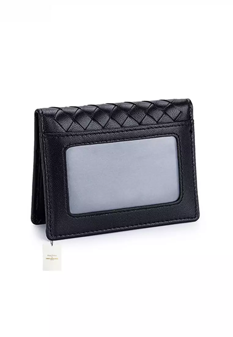Weave Sheepskin Multi-Slot Card Holder JW YT-8861