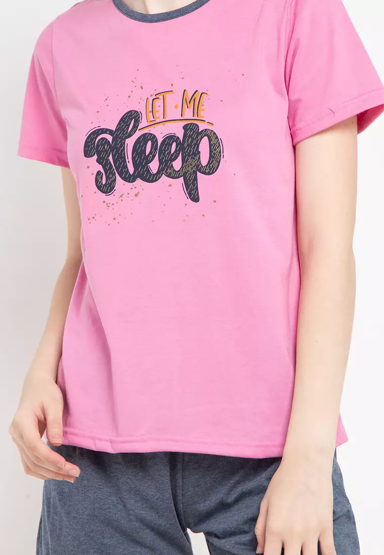 Pyjama Pijama Short Sleeve Short Pants Sleepwear