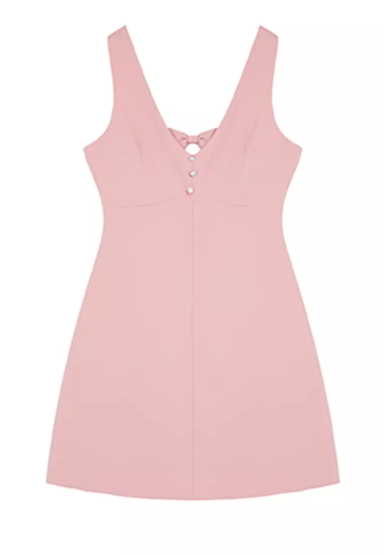 Button and Bow Dress