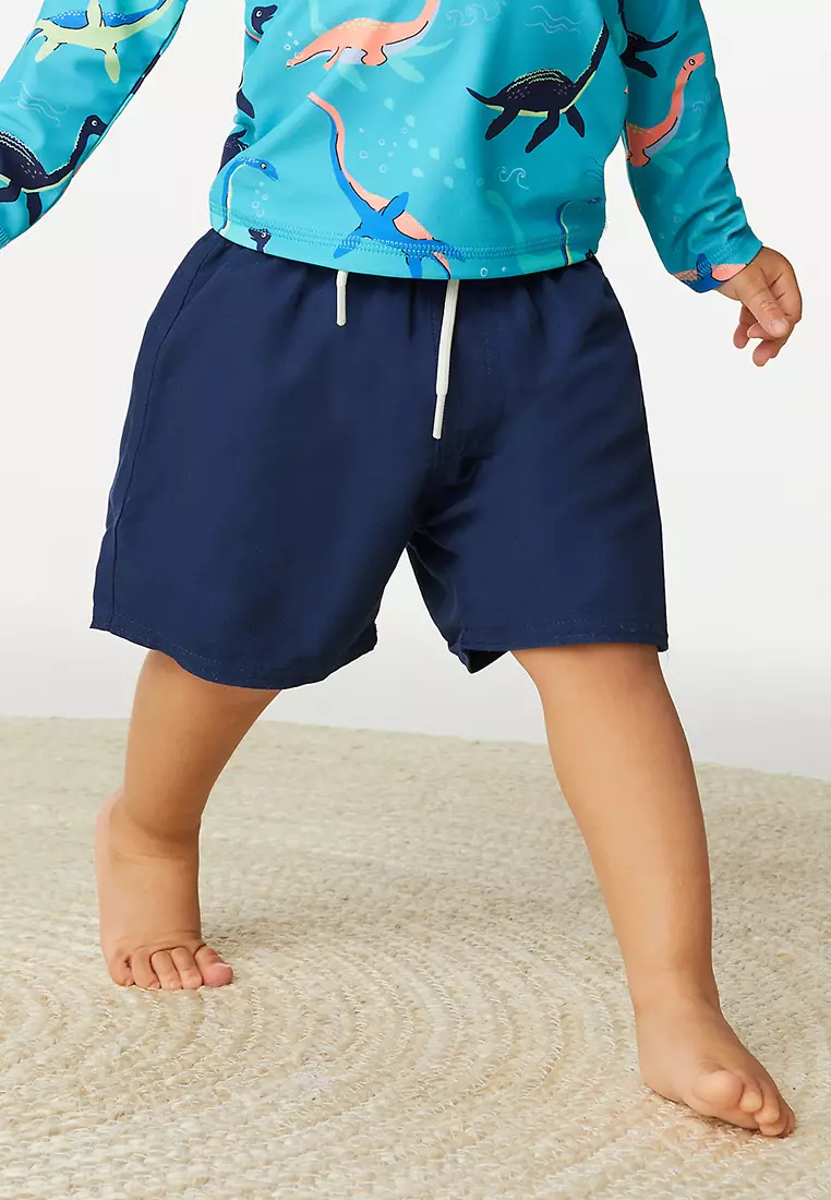 2Pc Dinosaur Swim Outfit