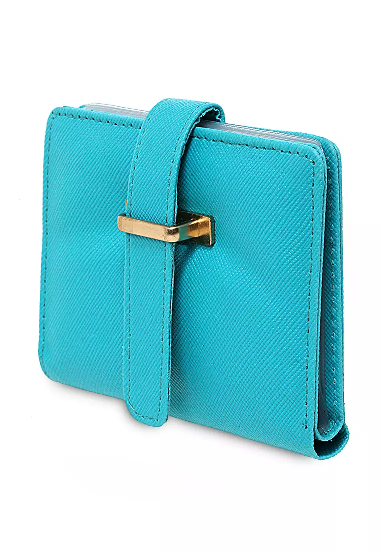 Jareth Dompet Wanita Motif Polos Simple Pengait Slot - Tosca