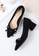 Twenty Eight Shoes black Rhinestone & Bow Mid Heel Pumps VL99913 B15B9SH2449F93GS_3