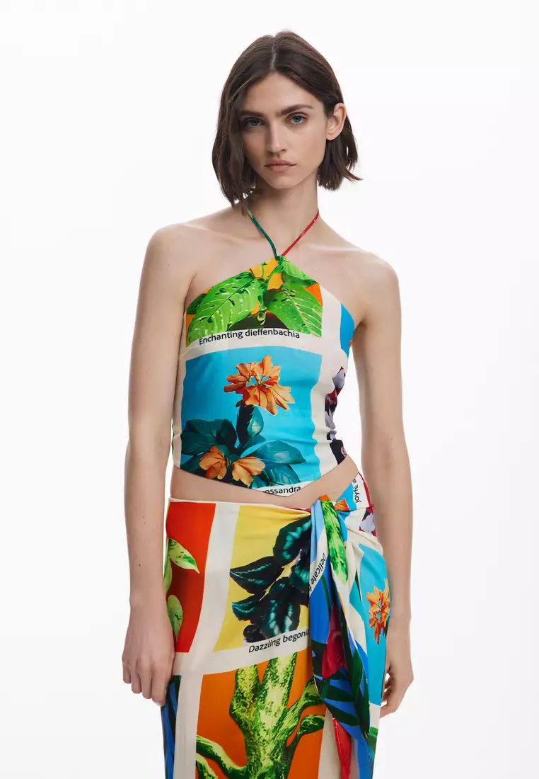 Buy Desigual Tyler McGillivary postcard pareo 2026 Online | ZALORA