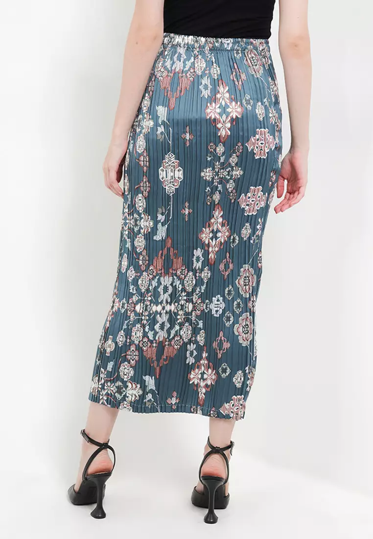 Rok Plisket Bunga