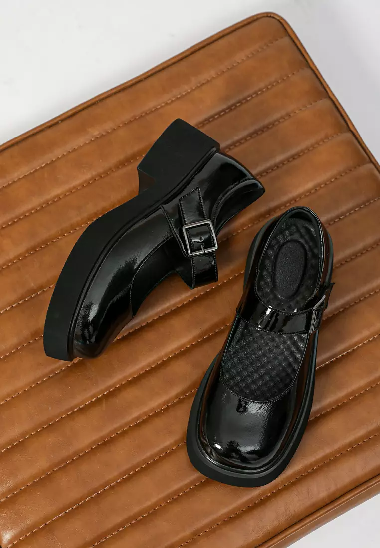 5CM Leather Mary Jane Shoes MZ0071