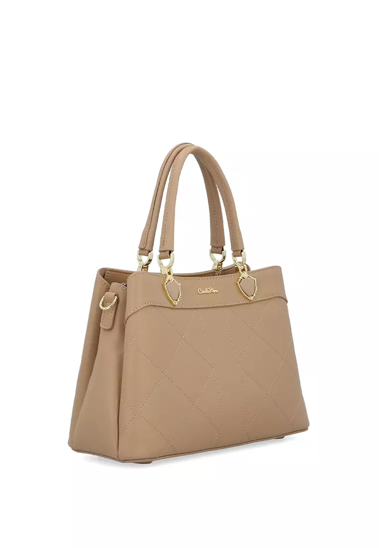 My Own Princess Top-Handle Bag - Dark Beige
