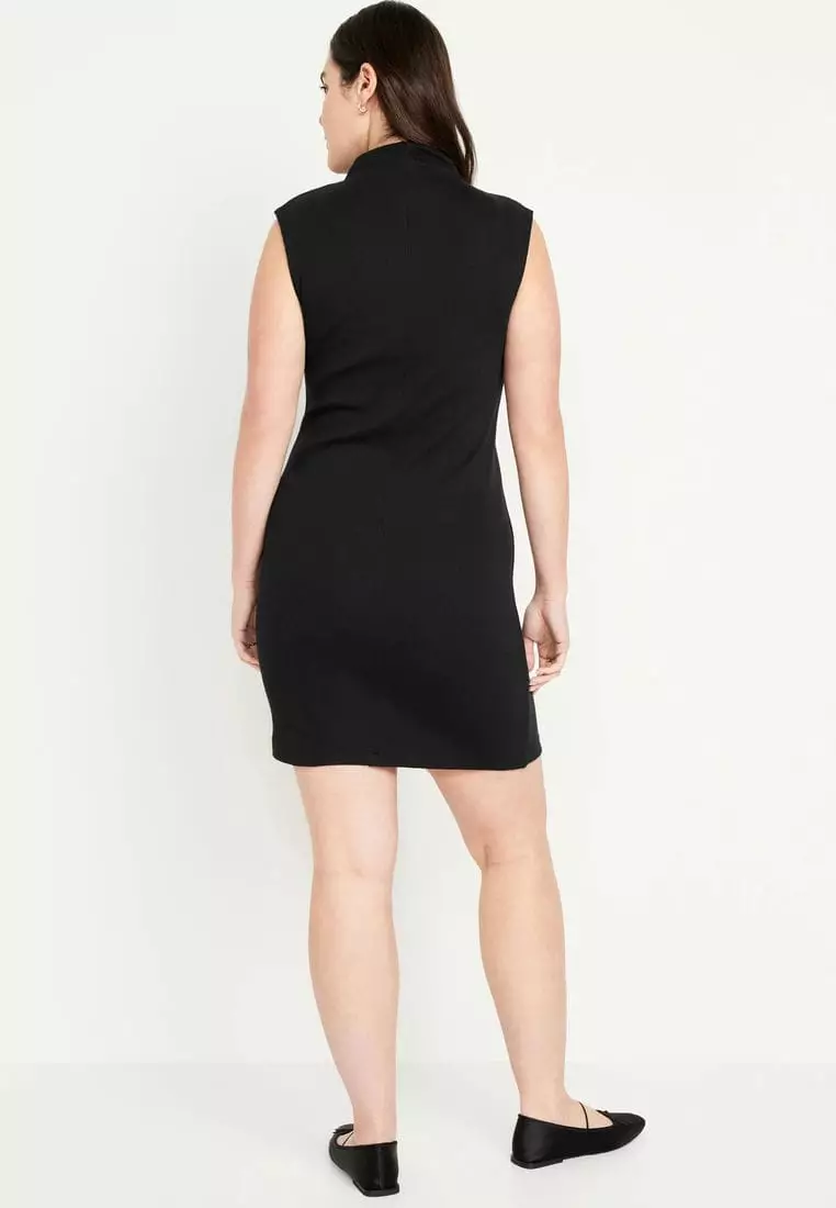 Mock-Neck Mini Dress for Women