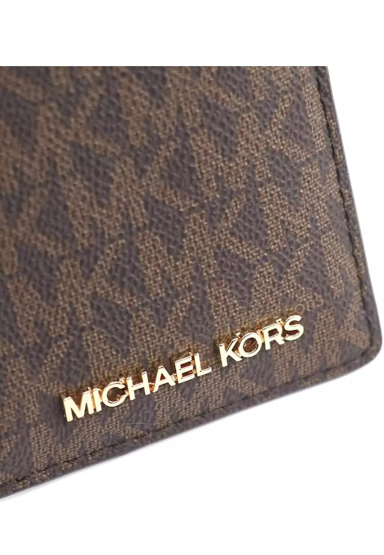 Buy MICHAEL KORS Michael Kors Jet Set Travel Signature Top Zip Card ...