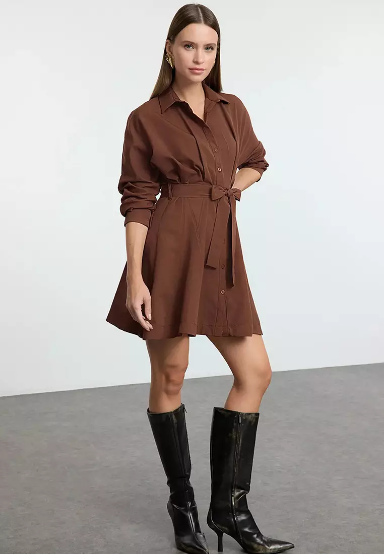 Belted Mini Dress