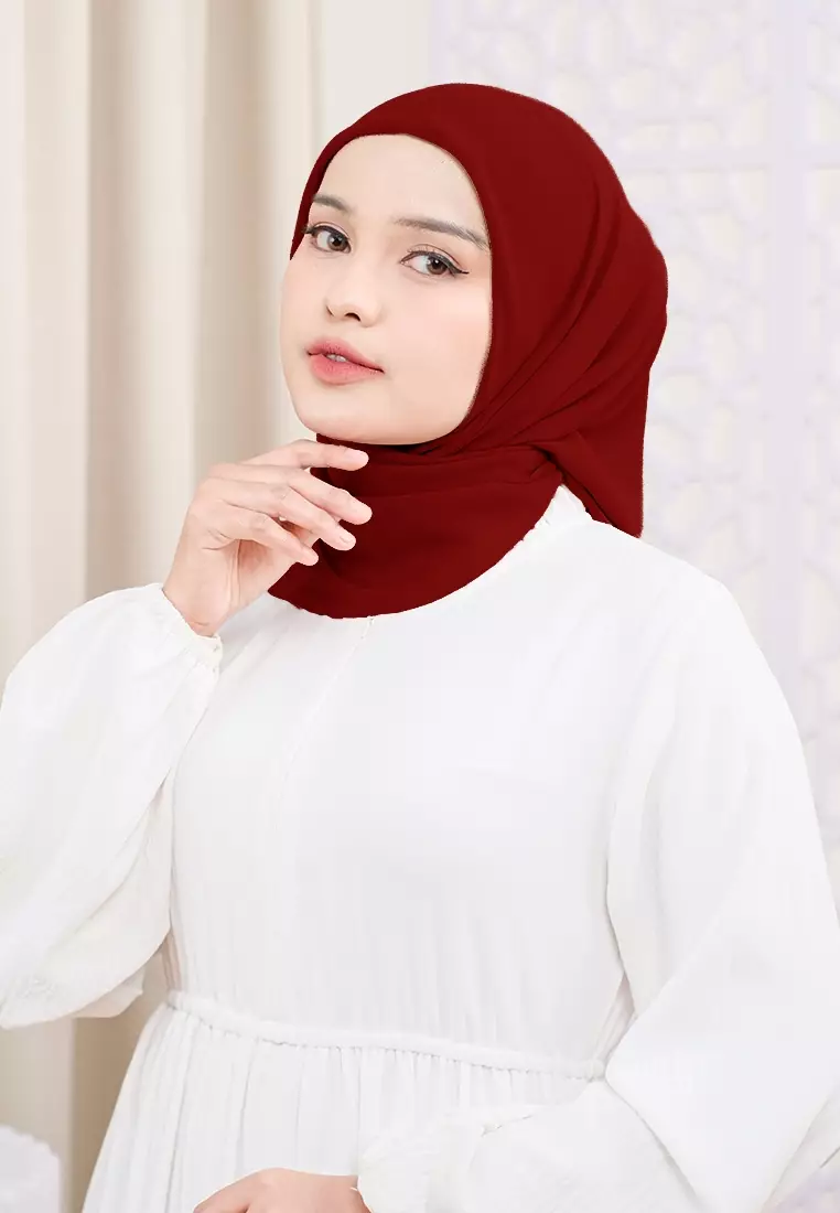 HIJAB INSTAN VIERA-DEEP MAROON
