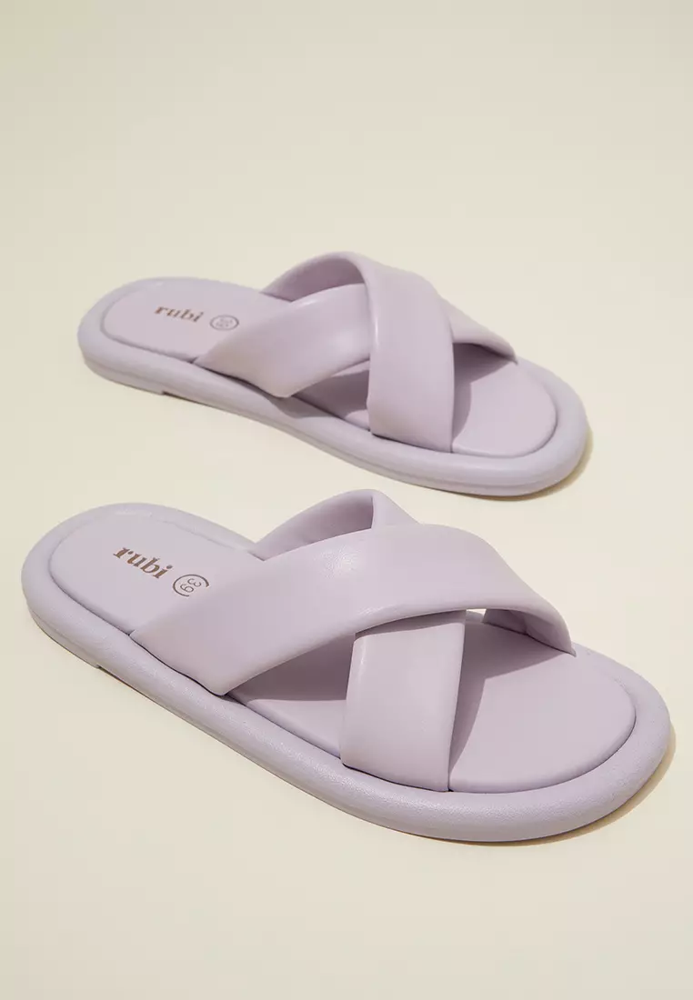 Buy Rubi Paige Padded Crossover Slide Sandals 2024 Online ZALORA