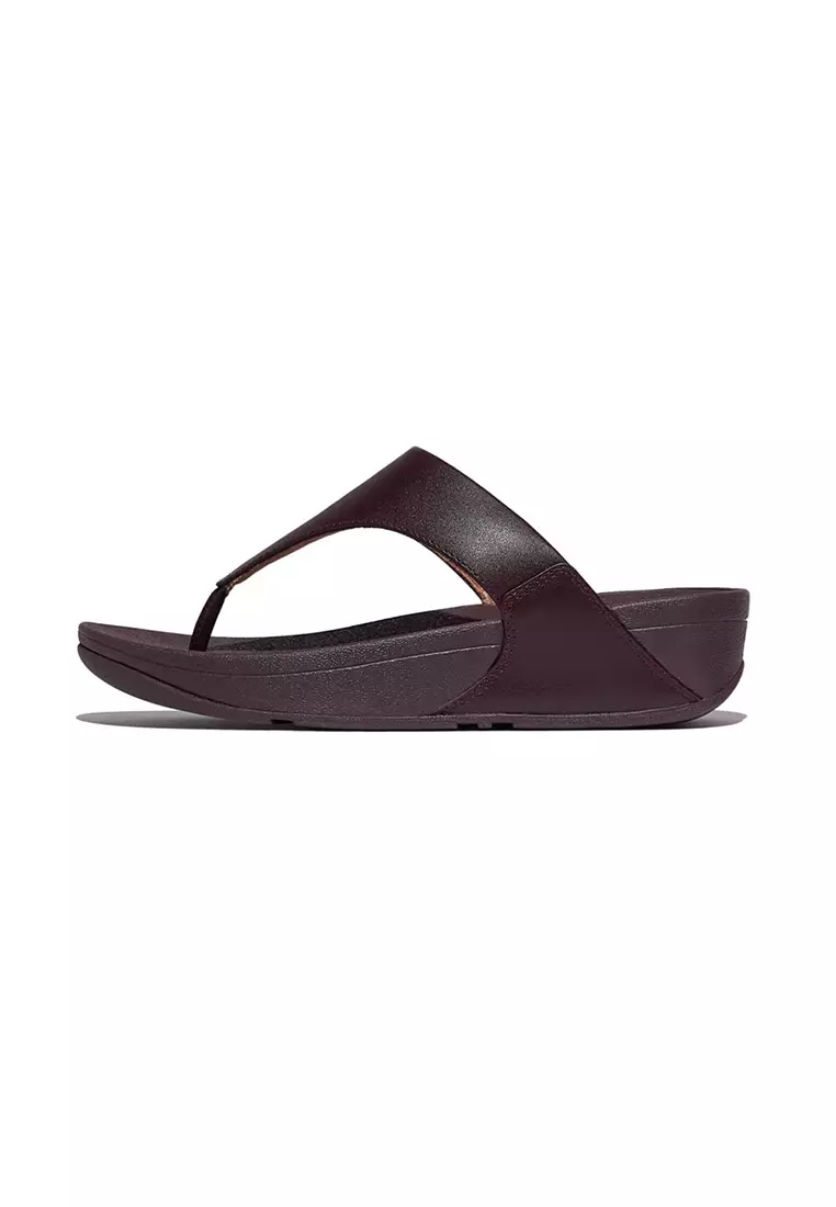 Lulu Leather Toe-post Sandals