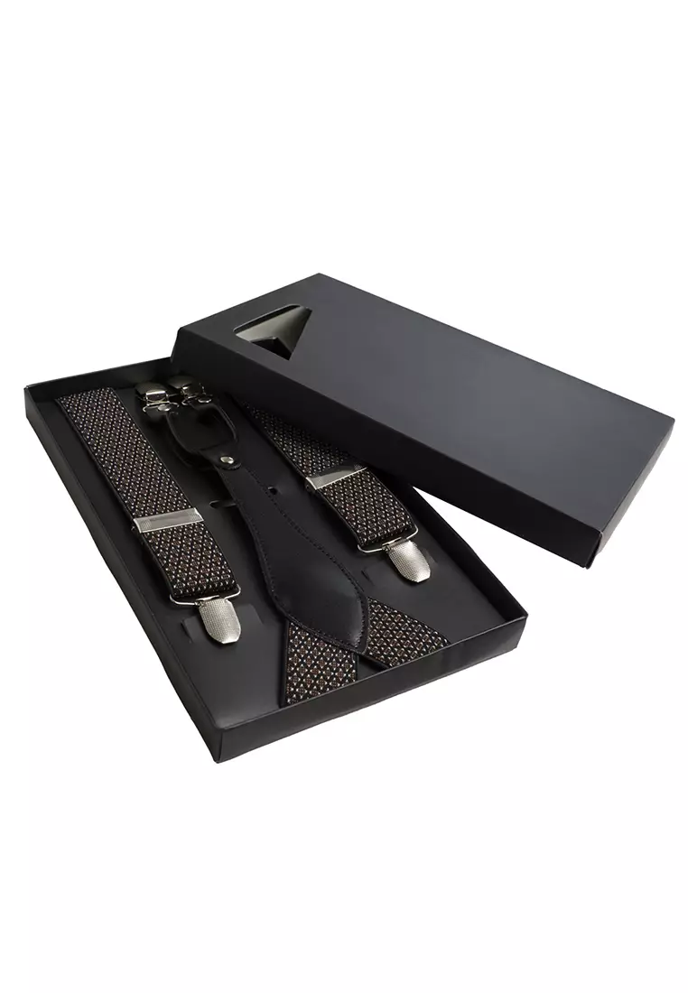 Houseofcuff Suspender Tali Jojon Karet ikat pinggang pria dewasa besar A03