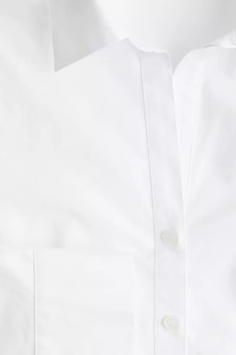 Stretchy cotton shirt