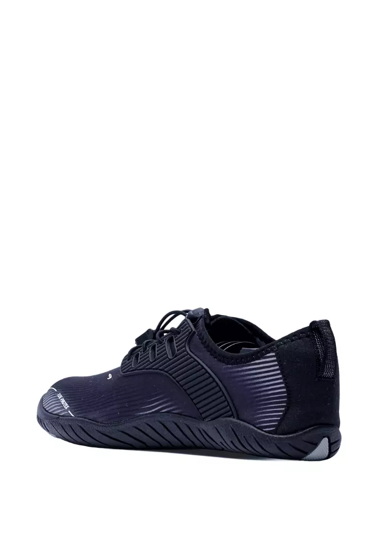 910 Nineten HADASHI Sepatu Lari - HITAM/ABU ABU/PUTIH