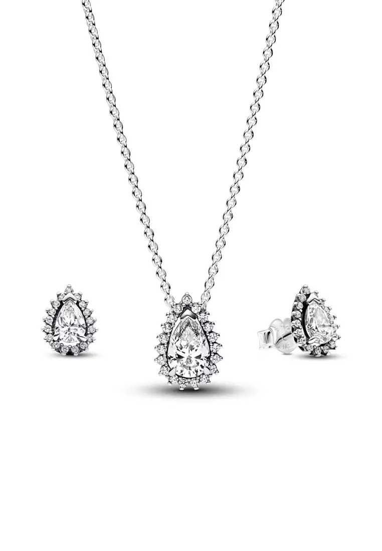 Teardrop necklace pandora on sale
