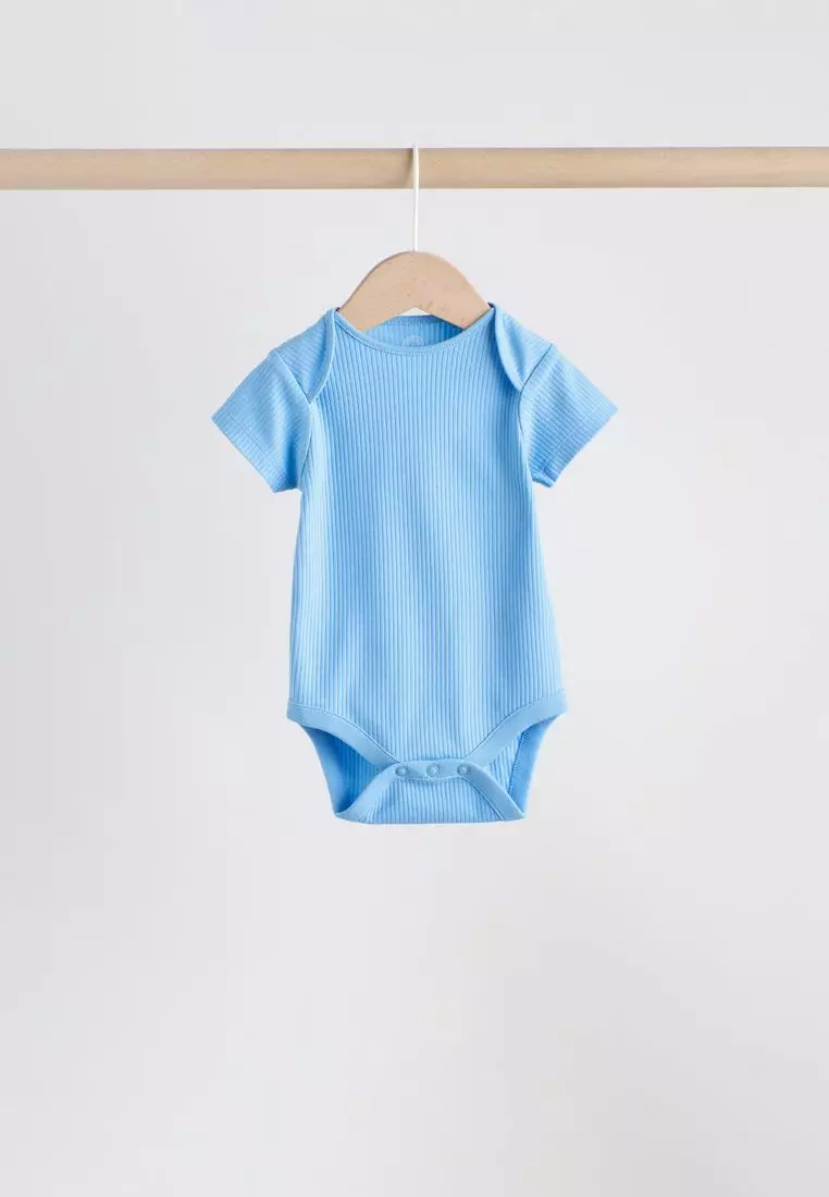 Short Sleeve Baby Bodysuits 5 Pack