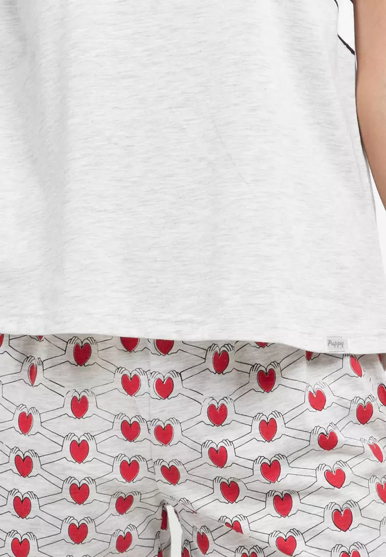 Pyjama Pijama Short Sleeve Short Pants Sleepwear