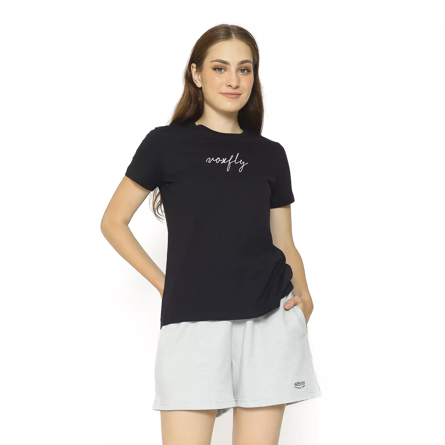 Voxfly Kaos Lengan Pendek Wanita Rope Voxfly Ladies Tee Planet Surf