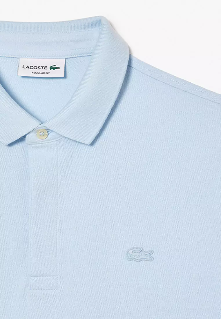 Men's Lacoste Paris Polo Shirt Regular Fit Stretch Cotton Piqué