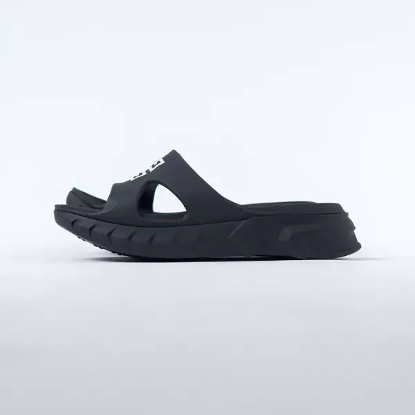 Sandal GIVENCHY 4G SLINDER BLACK RUBBER SANDAL 100% ORIGINAL
