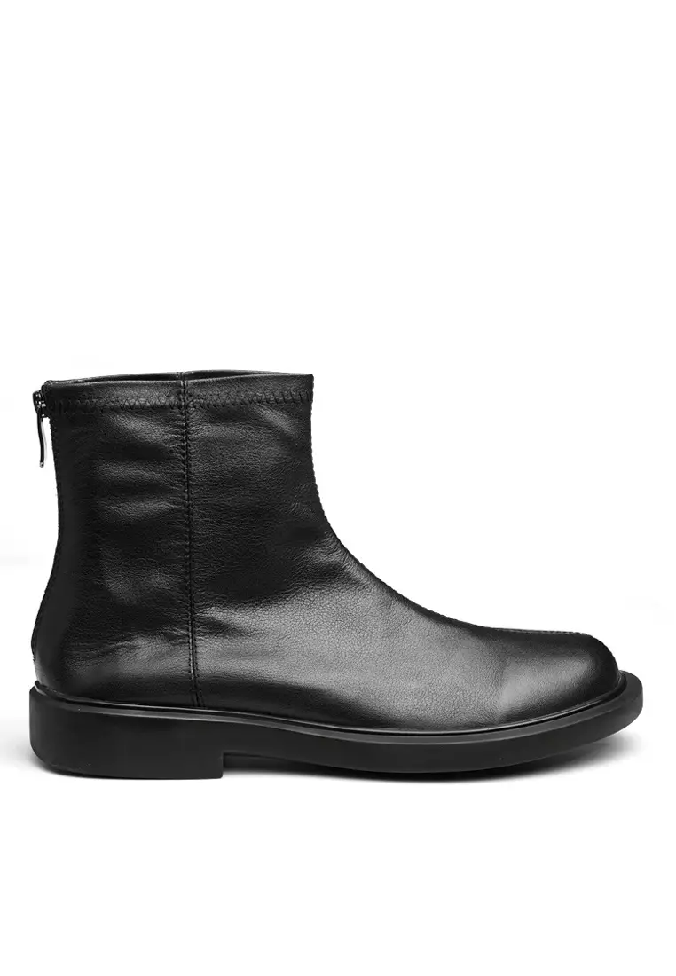 Discount on Twenty Eight Shoes  shoes - SKU: VANSA Vintage Top Layer Cowhide Mid Boots VSM-B20329