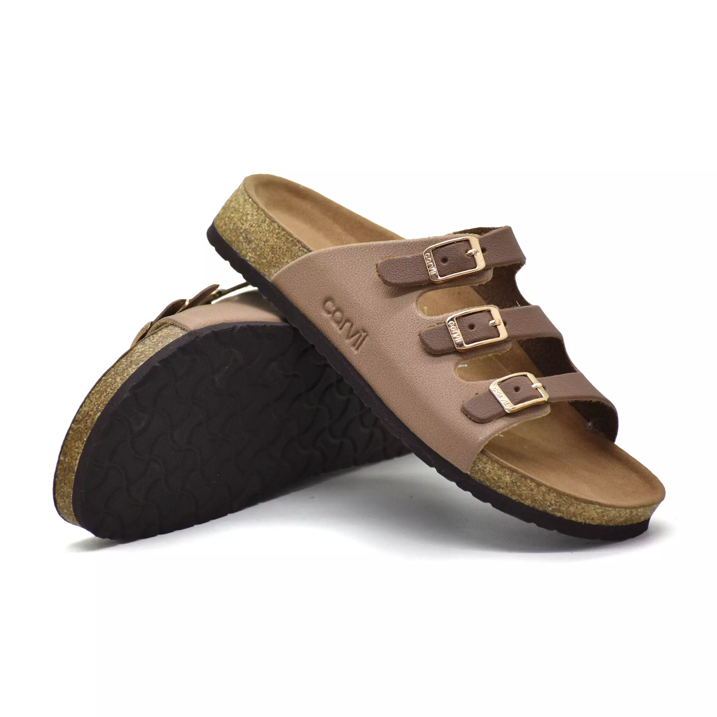 Carvil Sandal Wanita Callista-05 L Brown/Mocca