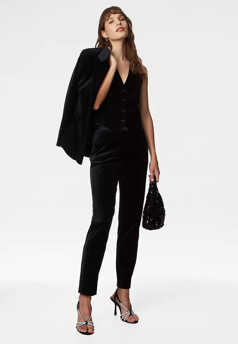 Velvet Tailored Waistcoat