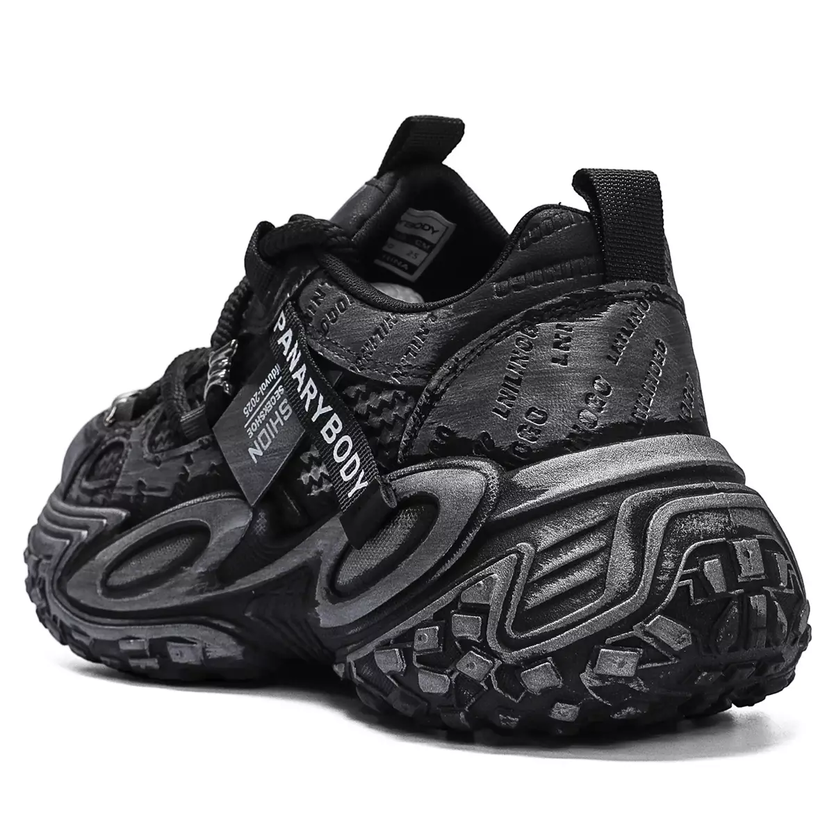 LURAD Sneakers Pria Hak Tebal Non Slip Anti Licin Unik QNK805