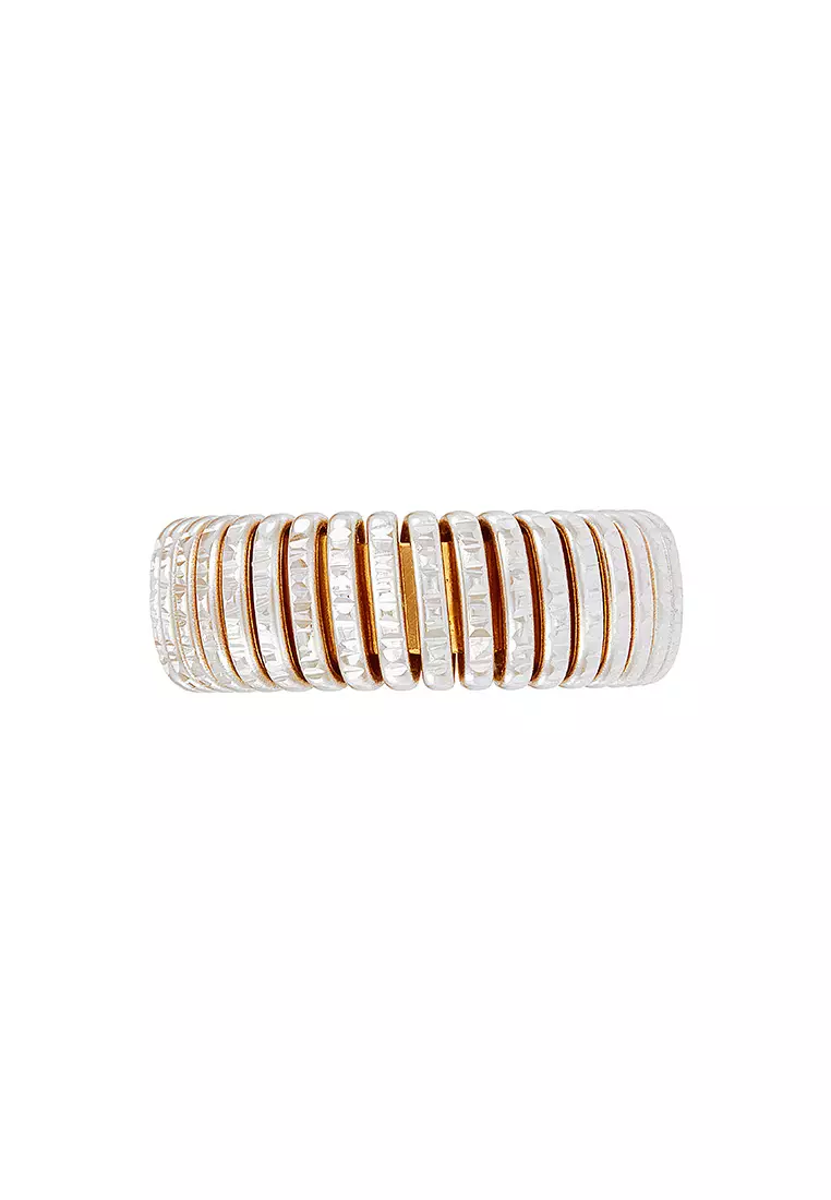 HABIB 916 Oro Italia Yellow and White Gold Ring GR60741025(22YW)-BI (22K Gold)