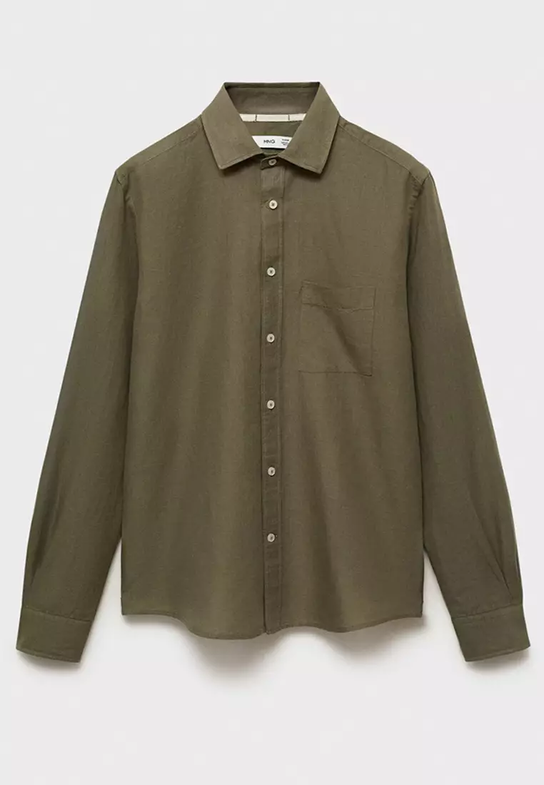 Classic-Fit Linen Shirt