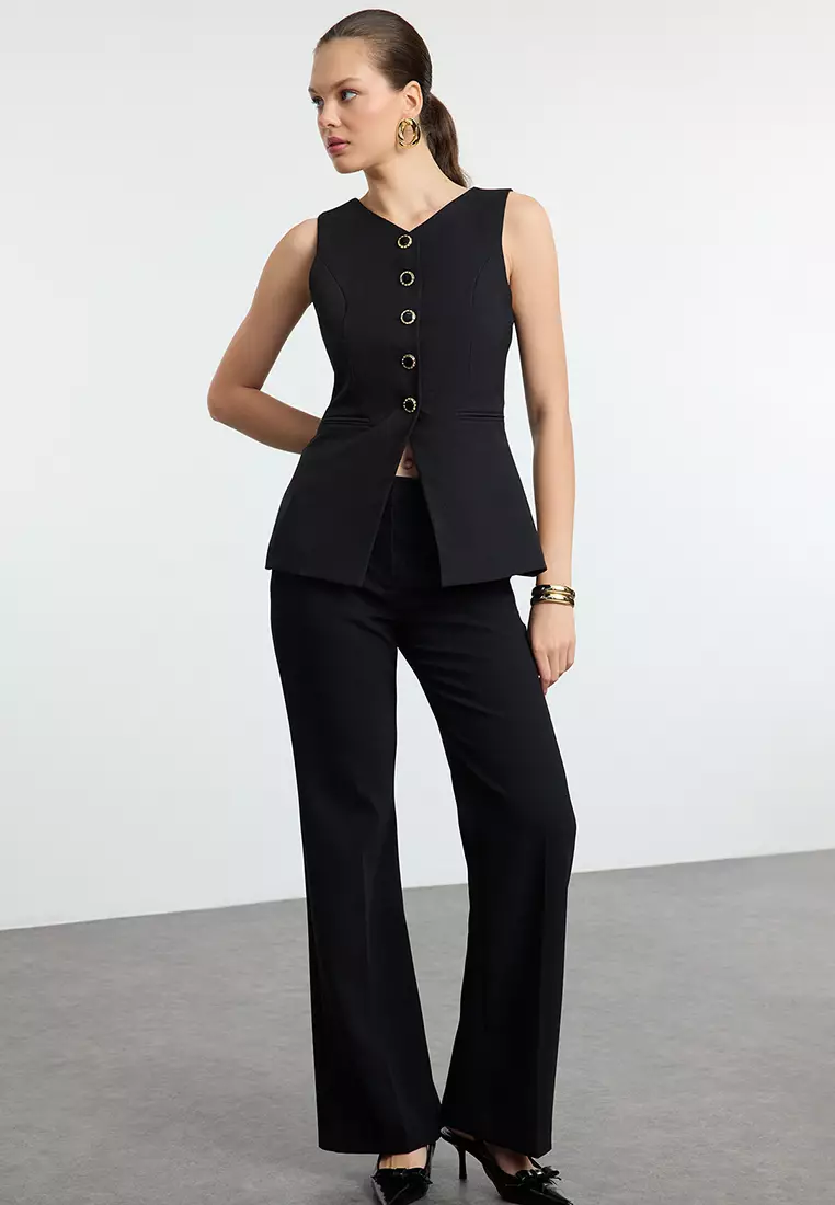 Buttoned Vest