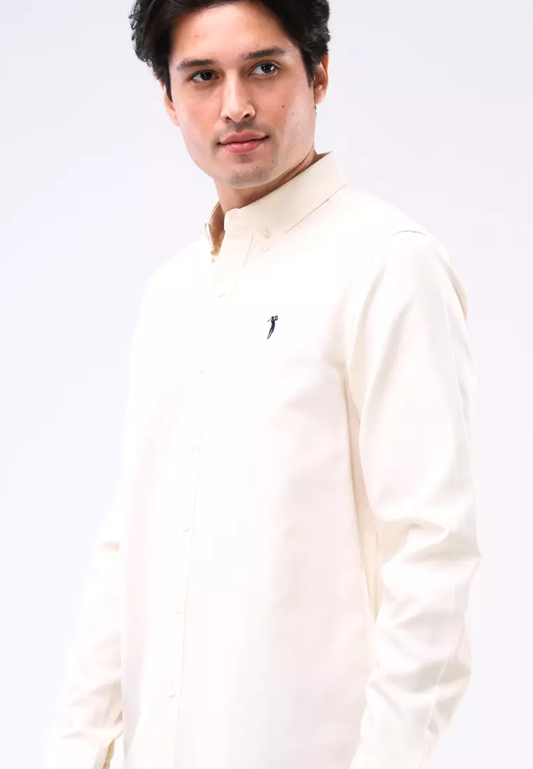 Woven Polo Long Sleeves