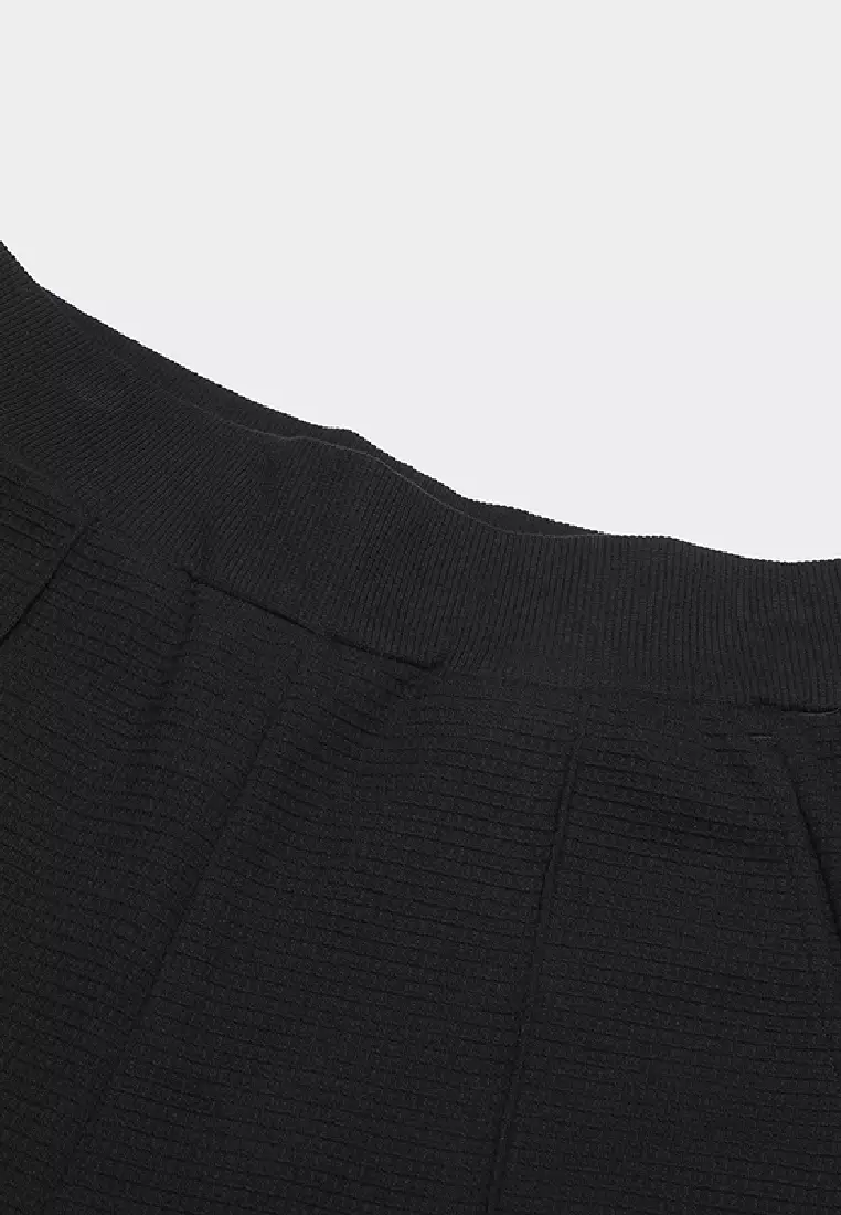 FILA CORE Women's MAGIC STICK WHITE LINE ORIGINALE Knit Pants in Black