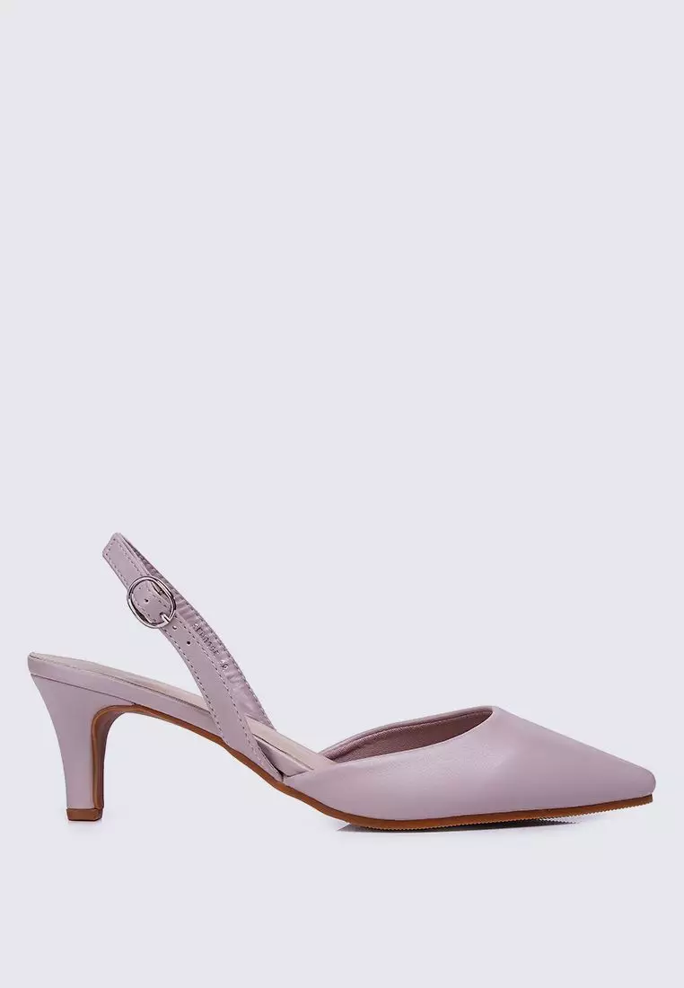 Mauve high best sale heel shoes