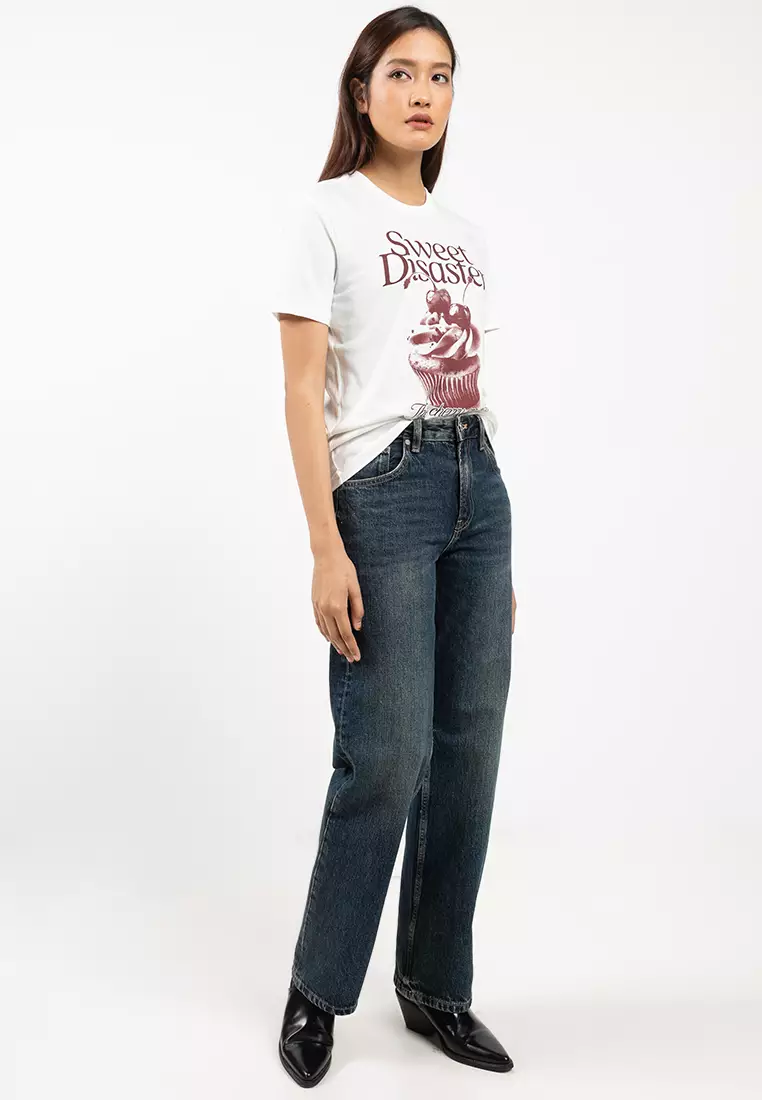 Short Sleeve Lovely Box Jersey Tee