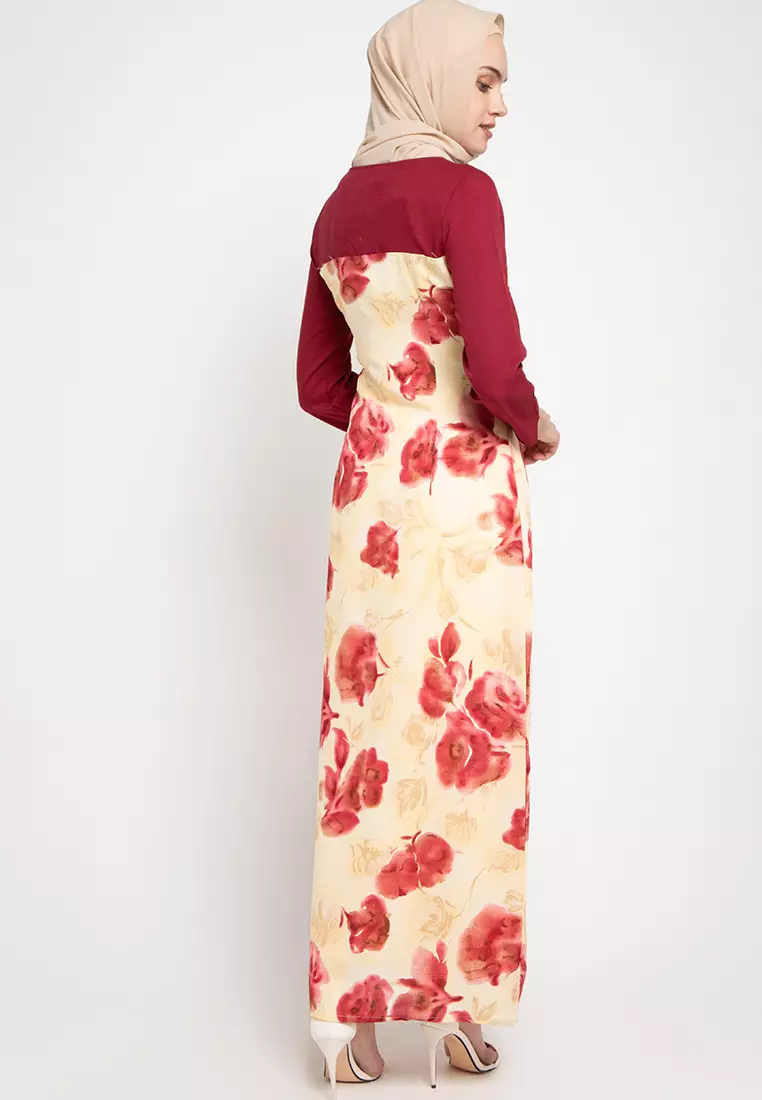 AZZAR Lola Maxi Dress In Cream