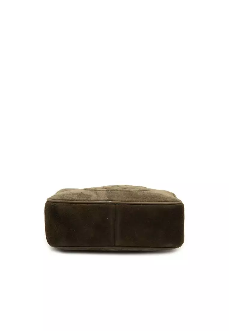 Pre-Loved Chanel Cc Suede Tassel Camera Bag