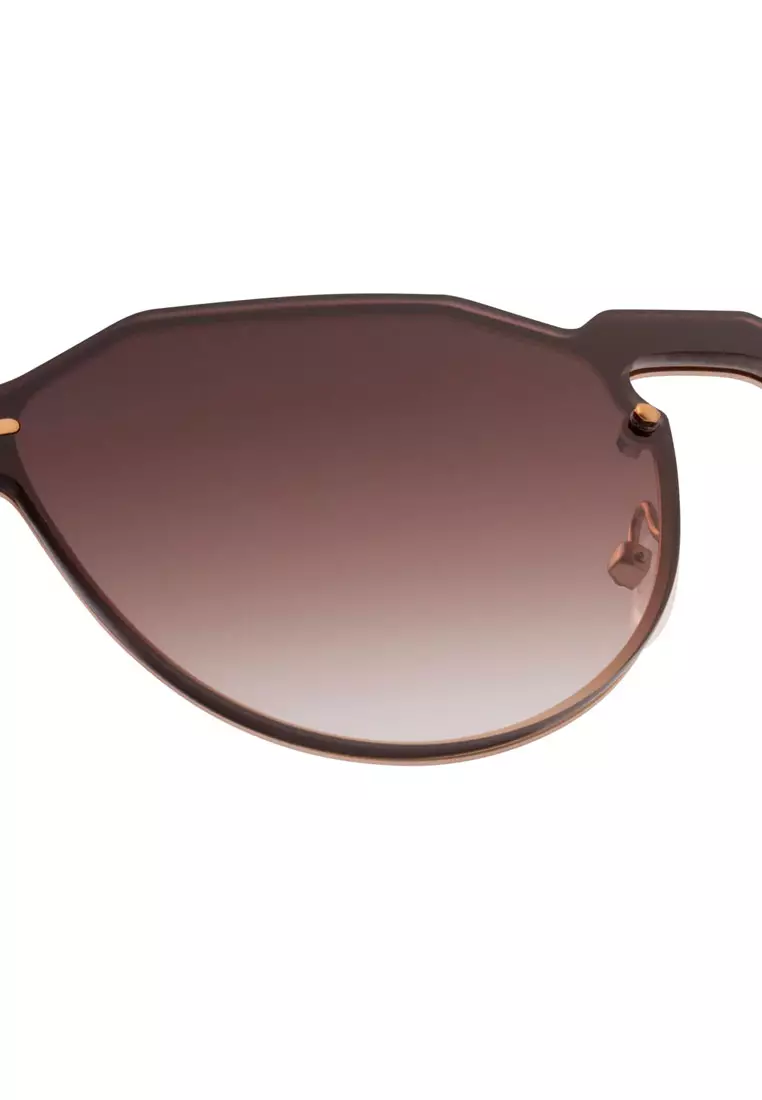 HAWKERS Gold Brown Gradient WARWICK VENM METAL Sunglasses for Men and Women. UV400 Protection. Official Product Designed in Spain