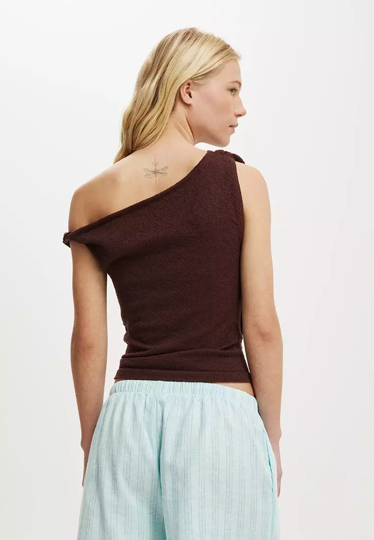 Textured Off The Shoulder