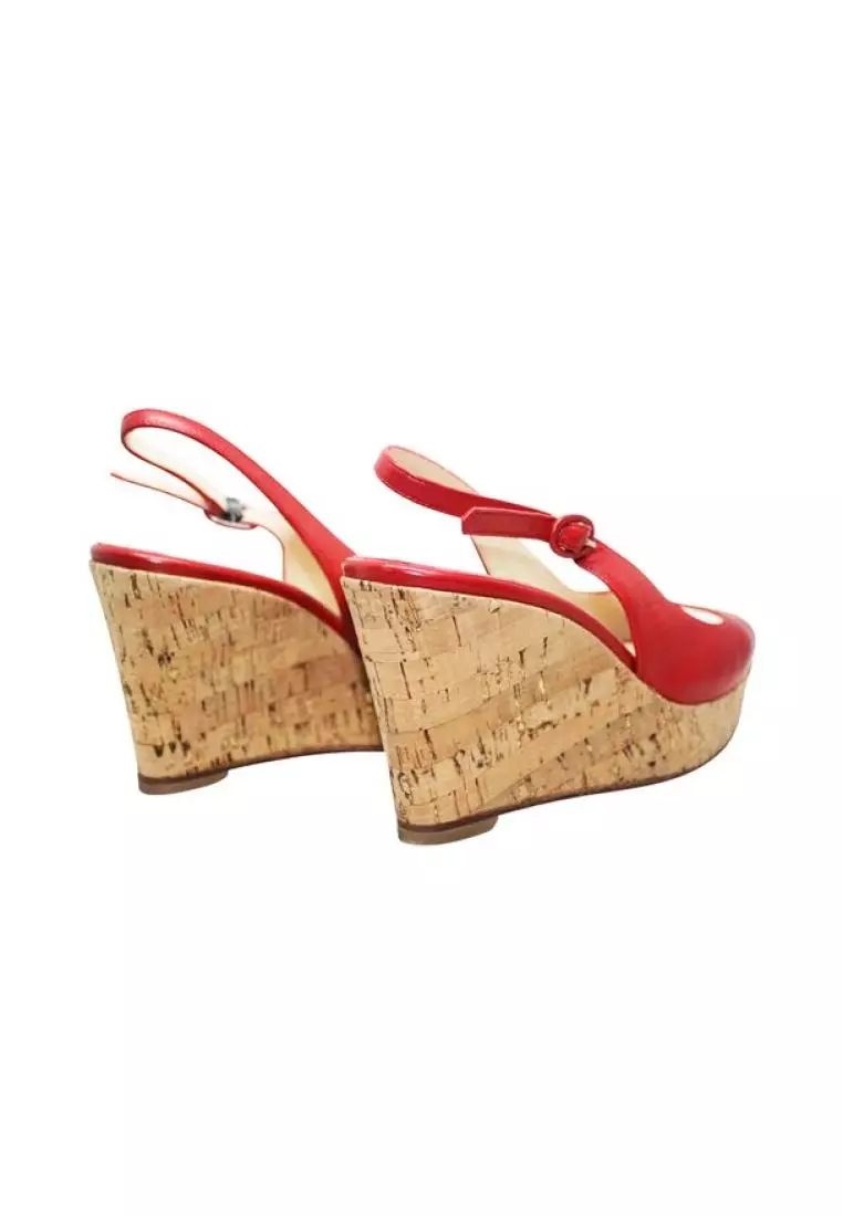 Christian louboutin clearance cork wedges