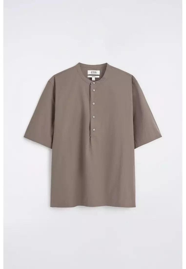 COTTON HENLEY SHIRT