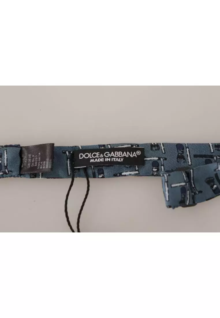 Dolce & Gabbana  Silk Adjustable Neck Papillon Bow Tie
