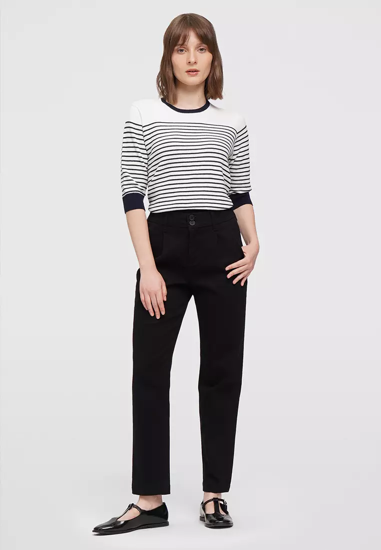 O.O.O. Stretch High Waist Trousers