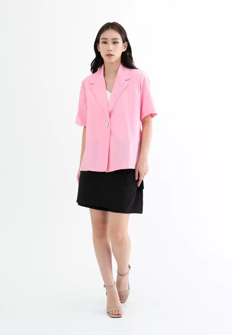 Millle Fleur Everyday Outer Blazer Pink