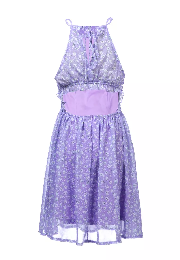 Casual purple deals summer dress