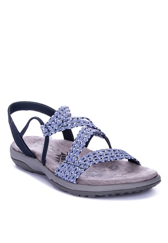 Shop Skechers Reggae Slim Stretch Appeal Sandals Online On Zalora