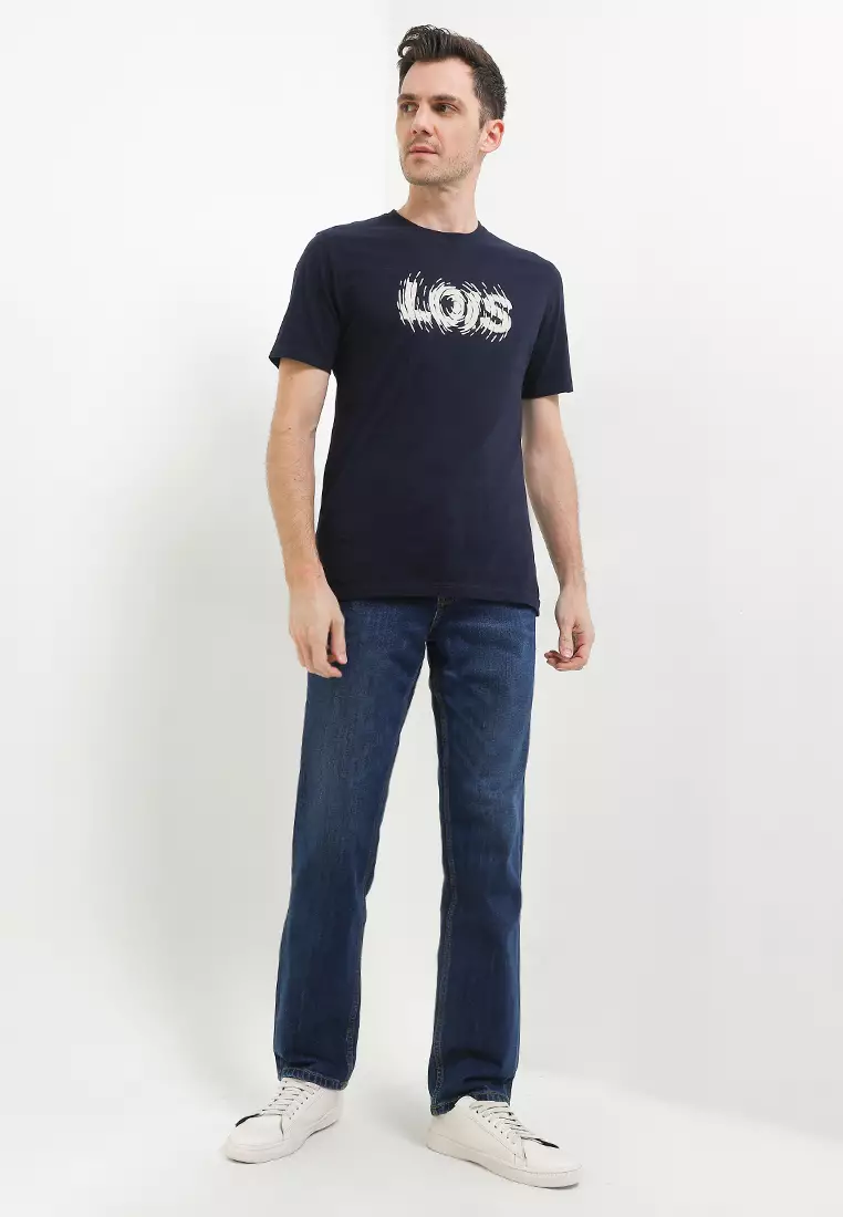 Basic Straight Fit Denim Pants BFS2501C